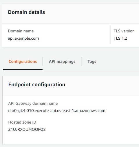 API Gateway - Custom domain